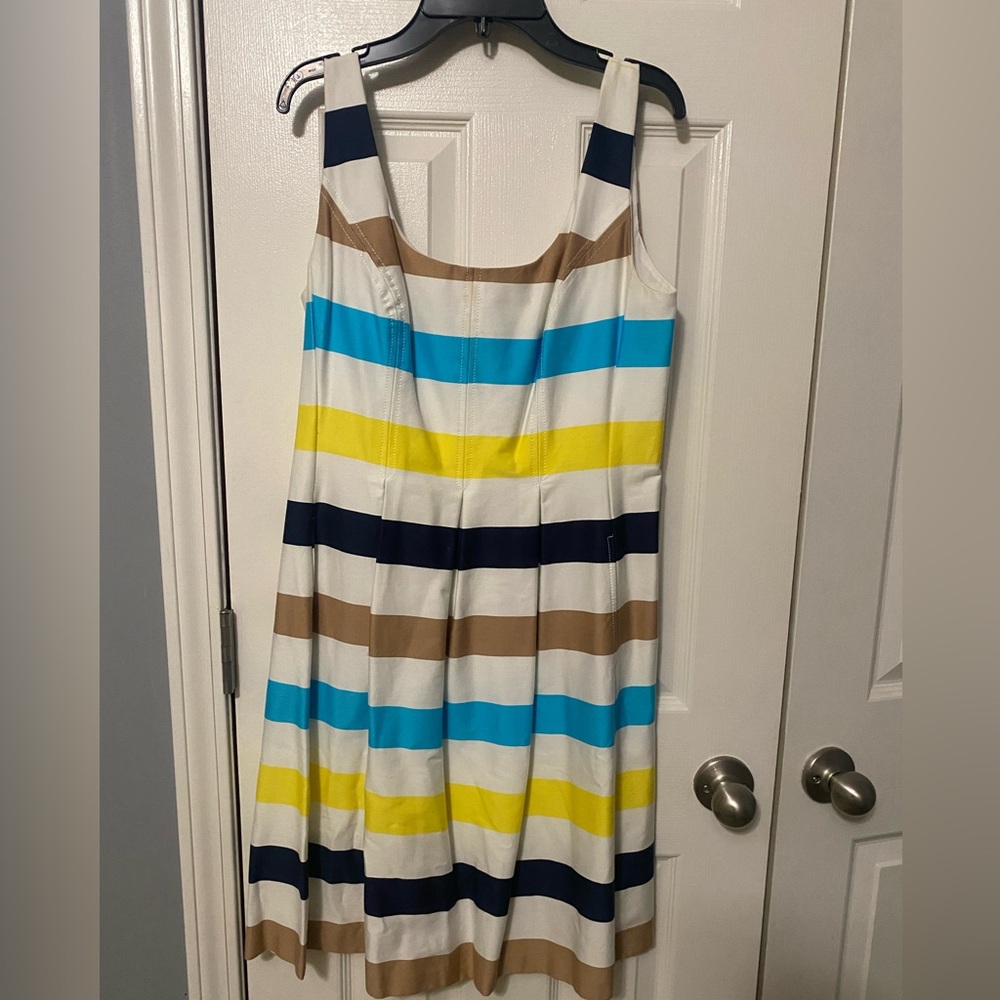 Nine West Sleeveless Striped Dress